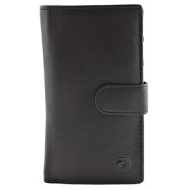 Mala Leather Origin Large Tab Purse RFID 3178-5 (Black)