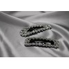 Seleny Rhinestone & Pearl Snap Hair Clips (2 Pieces) (Arrow)