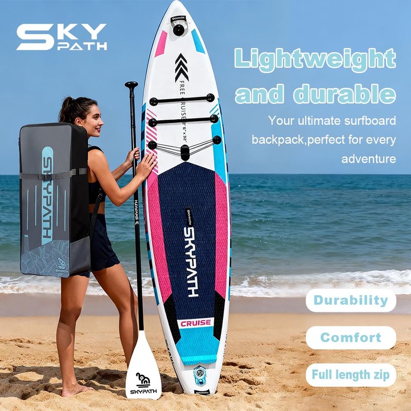 SkyPath iSUP Bag, Paddle board Backpack Bag, Travel Carrying Backpack,
