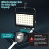 T-SUN LED Construction Spotlight for Makita 18 V, 100 W