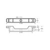 False Front Cabinet Clips (4 ½ inch, Set of 10