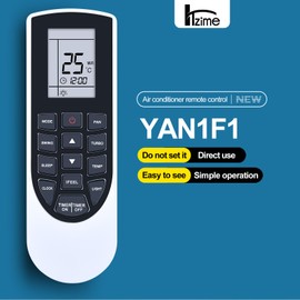HZIME New YAN1F1 Replacement AC A/C Remote Control Compatible for GREE Air Conditioner YAN1F1F YAN1F6F VIR12HP115V1A VIR09HP115V1A VIR30HP230V1A VIR09HP230V1A VIR12HP230V1A Air Conditioner
