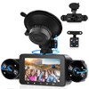 360 View 4 Channel Dash Cam Front and Rear Inside
