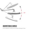 Shower Arm Extension with Lock Joints 11 Inch Adjustable Height