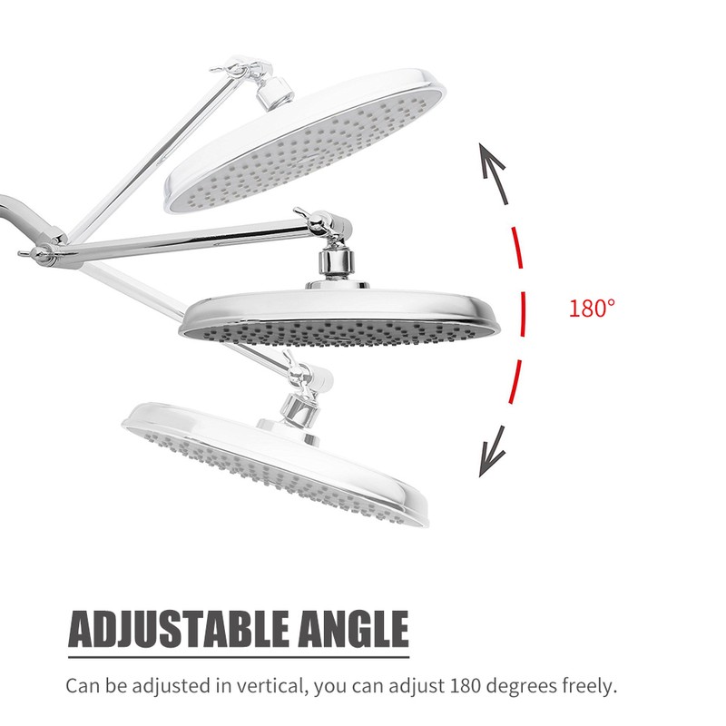 Shower Arm Extension with Lock Joints 11 Inch Adjustable Height