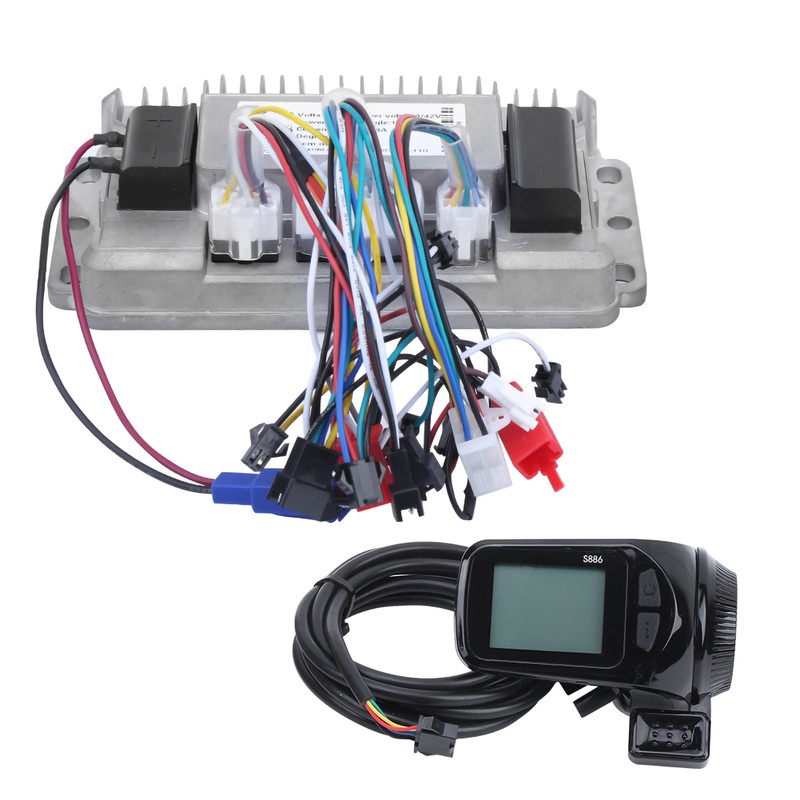 36/48V 1000W Electric Tricycles 3‑mode Sinusoid Brushless Controller Instrument LCD