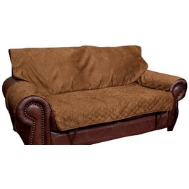 PetSafe Solvit Loveseat Full Coverage Pet Bed Protector, Cocoa