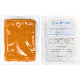 Wisesorb 3Pcs 100g Rechargeable Desiccant Packs, Moisture Absorbing Bag, Silica Gel Desiccant for Storage, Gun Safe Dehumidifier