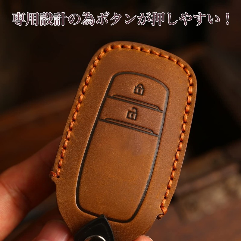 [smasol] Key Cover, Genuine Leather, Smart Key Case, Custom Parts