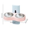 Removable Dog Bowls,Removable Double Feeding Bowls | Multipurpose Pet Feeding
