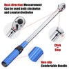 BULLTOOLS 1/2-inch Drive Click Torque Wrench Set Dual-Direction Adjustable 90-tooth