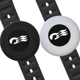 [2 Pack] Princess Ocean Medallion Watch Adapters Holder for Carnival Ocean Medallion (2023, 2024, 2025), Fits Watch Wristbands - Black/White