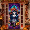 Dia de los Muertos Cubierta de puerta decoración de fondo