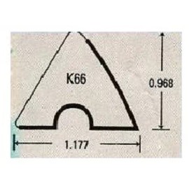 Bank Shot Billiards 1 Piece 30 year Pool Table Cushion Rail Rubber  K-66 Billiard Bumpers 48 inch.