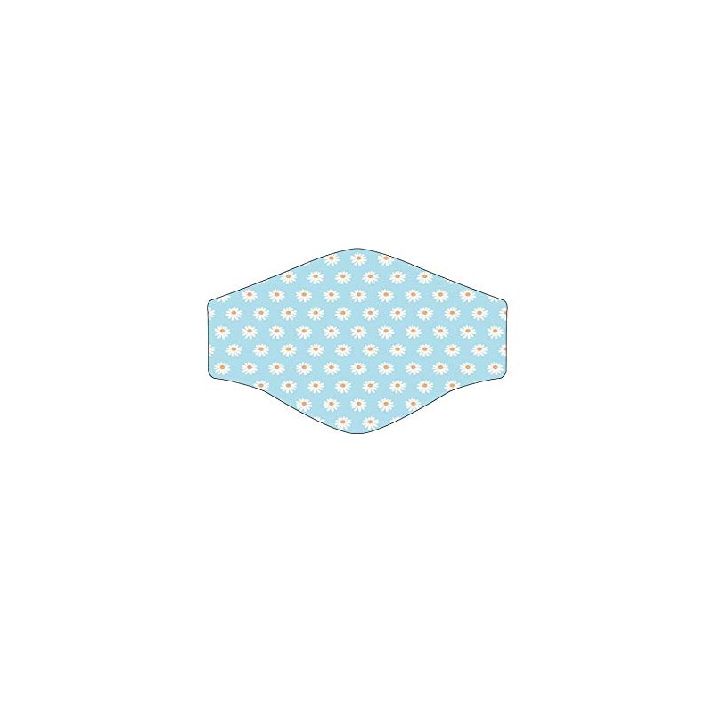 History & Heraldry Washable Face Mask - Daisy Black (M)