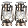 Lunartec Solar Lanterns Dimmable: Set of 2 Bright Solar LED