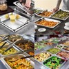 6 Pack Half Size Hotel Pans, 1/2 Size 2.5 Inch