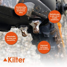 Kilter Mountain Bike & Cyclocross Mud Shoe Toe Studs/Spikes - 4 x 14 mm