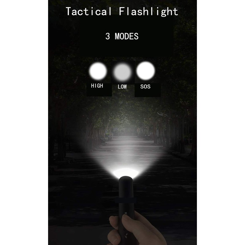Electronic Whistle with Flashlight,High Volume Emergency Security Survival Whistle for