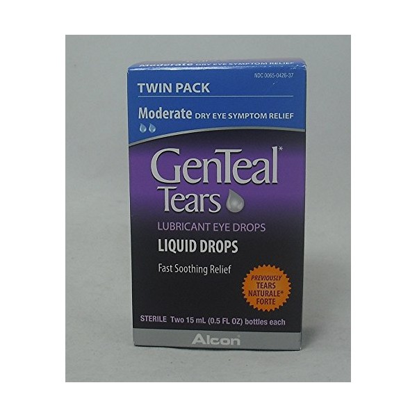 GenTeal Tears Liquid Drops two 0.5 fl oz per bottle (5 Pack)