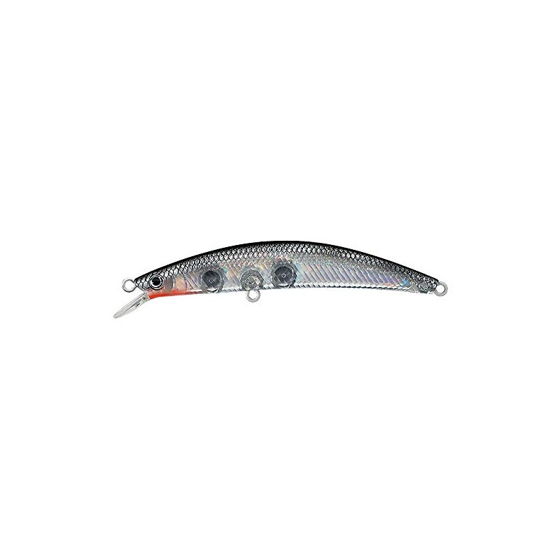 Fishing Lure Dr. Minnow Floating 2" Crystal Black Pearl