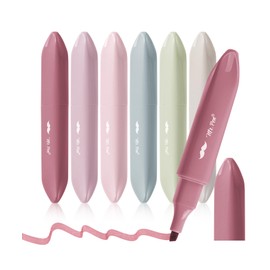 Mr. Pen Aesthetic Highlighters - 6 Pack Chisel Tip Assorted Colors, Bible Highlighters and Pens - No Bleed