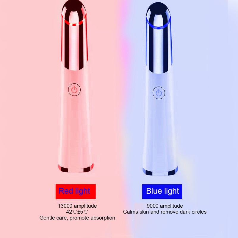 42±5℃ Hot Compress Eye Massager Red Blue Light Anion Eye