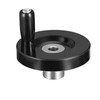 TOP-VIGOR 63mm Revolving Handle Hand Wheel, 8mm Hole Diameter Back