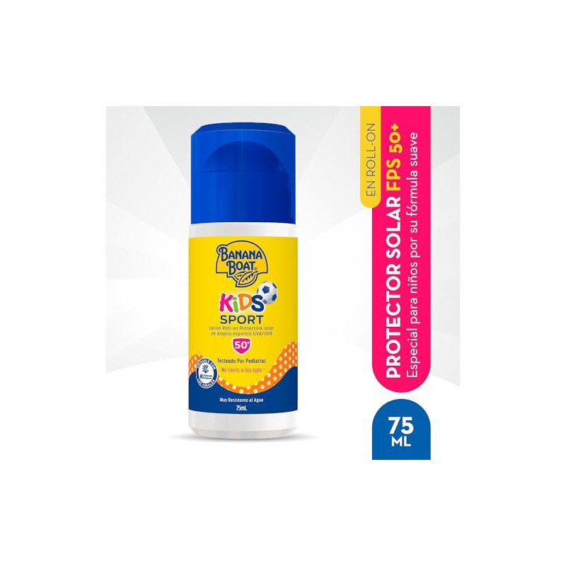 Banana Boat Kids Sport Protector Solar con Roll On 50