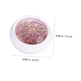 IWOWHERO 8 Sets Nail Glitter Powder Gradient Dipping Sequins for Manicure Shimmering Effect for Salon DIY Use Lightweight Portable Nail Essential