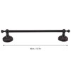 Towel Bar Copper Retro Space Saving 40CM Multifunctional Tilt Proof