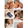 Gel Nail Strips 44Pcs, No UV/LED Lamps Needed, Pre-Cured Nail