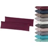 Pack of 2 Jersey Pillow Cases/Cushion Covers, Side Sleeper Pillows,