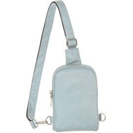 Haytijoe Small Crossbody Sling Bag for Women Travel Purses Anti Theft Cross Body Bag for Woman Fanny Packs(Nylon Light Blue)