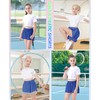QooNoo Girls Butterfly Shorts with Pocket Flowy Athletic Shorts High