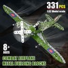 BESTYMXY Model Airplane, Erector Set 1:32 Scale Airplane Model Metal