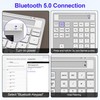Suejezt Bluetooth Wireless Number Pad and Calculator 34Keys, Bluetooth &