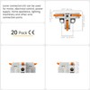 GKEEMARS 20Pcs 3 Way T Tap Wire Connectors, Quick Wire