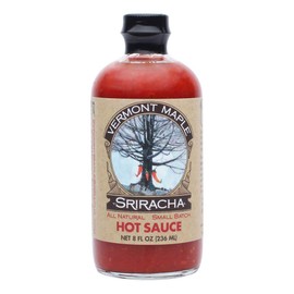 Sugar Bob’s Finest Kind - Vermont Maple Sriracha, Original Sweet and Spicy Hot Sauce, All-Natural Ingredients, Net Weight 9.6 oz