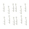 Zite Fishing Smoking Hooks Set - 12 Pieces V-Shaped Hooks