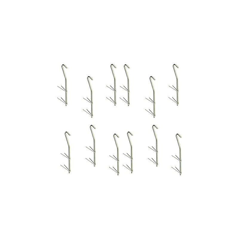 Zite Fishing Smoking Hooks Set - 12 Pieces V-Shaped Hooks