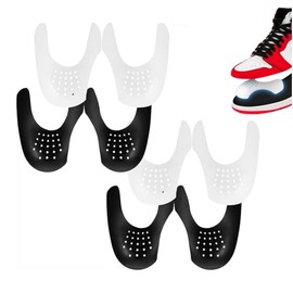 4 Pairs Shoes Crease Anti Guards Protectors, 2 Sizes Crease Guards Anti Crease Shoes Protector for Women and Men