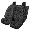 DBBXHZJY Black Leopard Print Car Seat Covers, Vehicle Front Seat