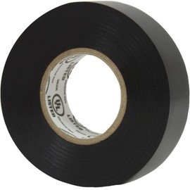 Power Gear, Black, PowerGear Electrical Tape, 60 Ft Long Roll, 3/4 Inch Wide, Indoor Rated, UL Listed, 18160, Feet