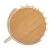 Coffee Pod Holder Iron Large Capacity Space Saving Wooden Base