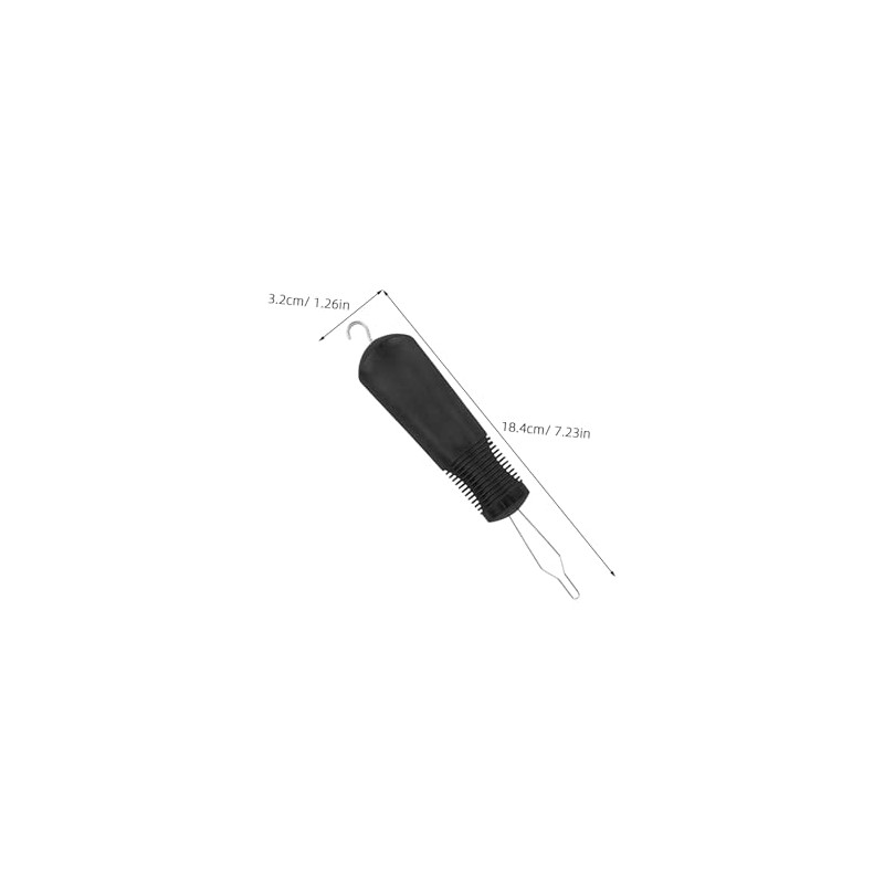 Wire Loop Button Hook and Zipper Pull Tool Dressing Aid