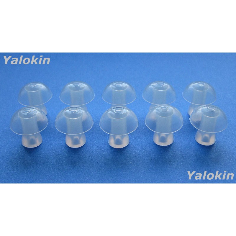 For Walker's 10 Large Soft Replacement Mushroom Eartips Domes for