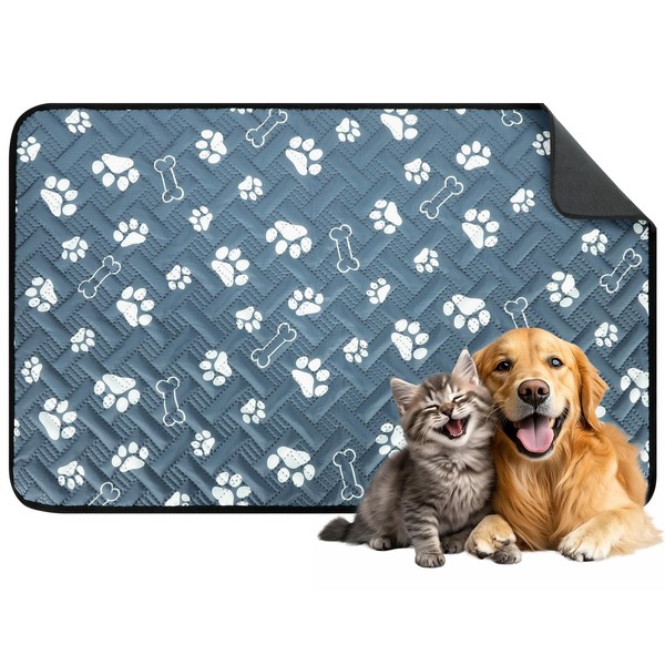 Lekereise Washable Pee Pads for Dogs, Super Absorbent Reusable Dog