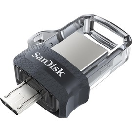 SanDisk 128GB Ultra Dual m3.0 USB 3.0 and Micro USB Flash Drive, Up to 150MB/s Read Speed