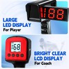FITPLAY Baseball Radar Gun with Tripod, LED+LCD Large Display,Handheld Or